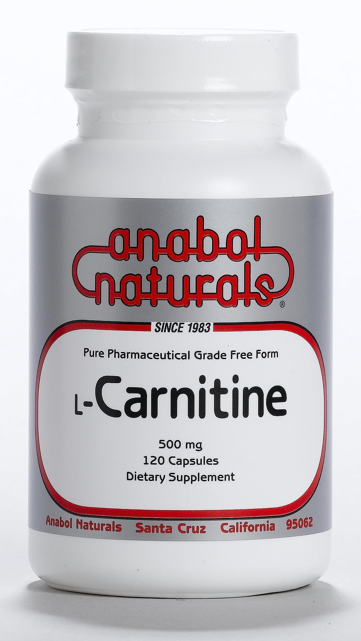 Anabol Naturals L-Carnitine 500mg - 120 Capsules
