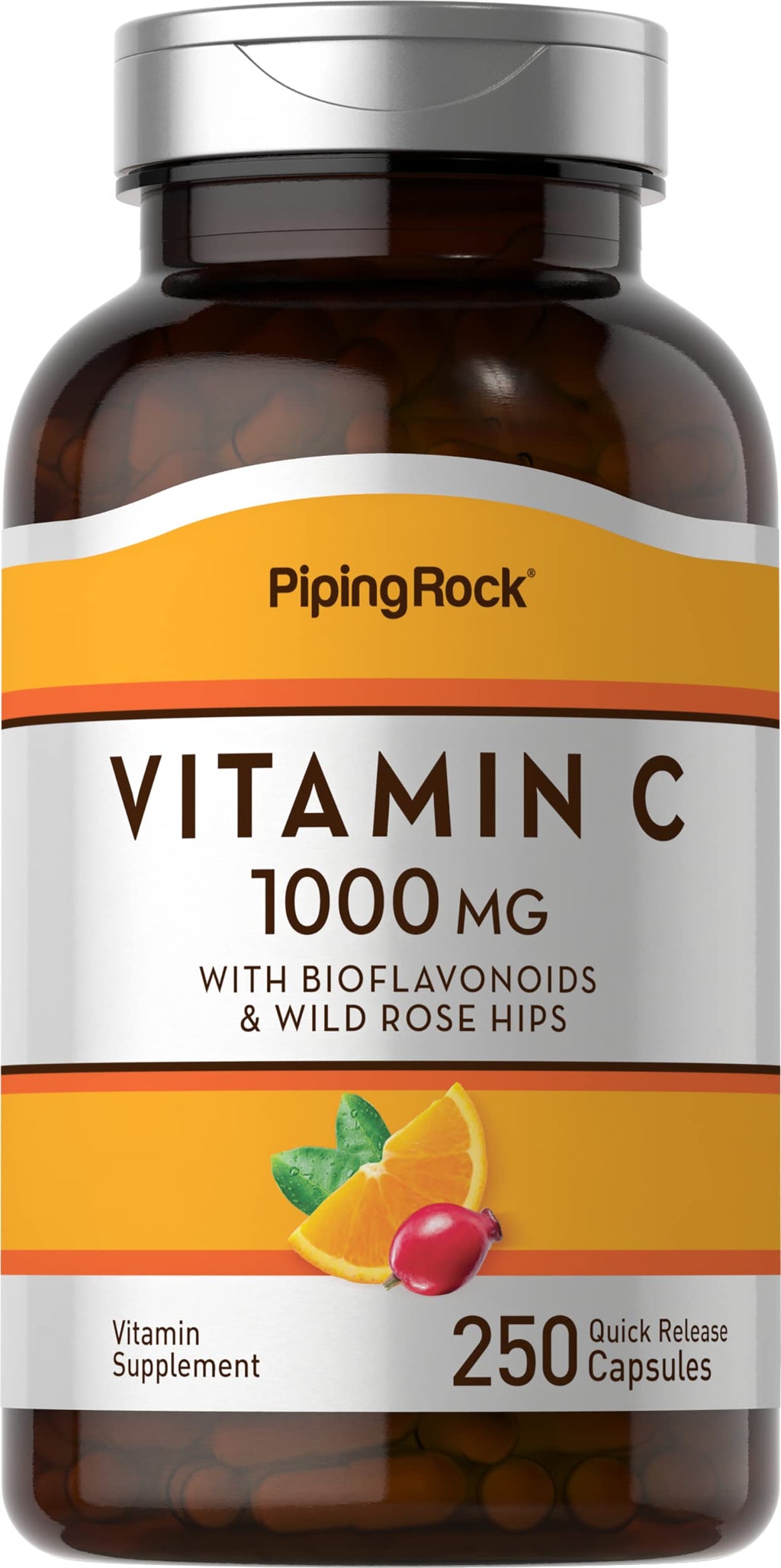 Piping Rock Vitamin C 1000mg - 250 Capsules
