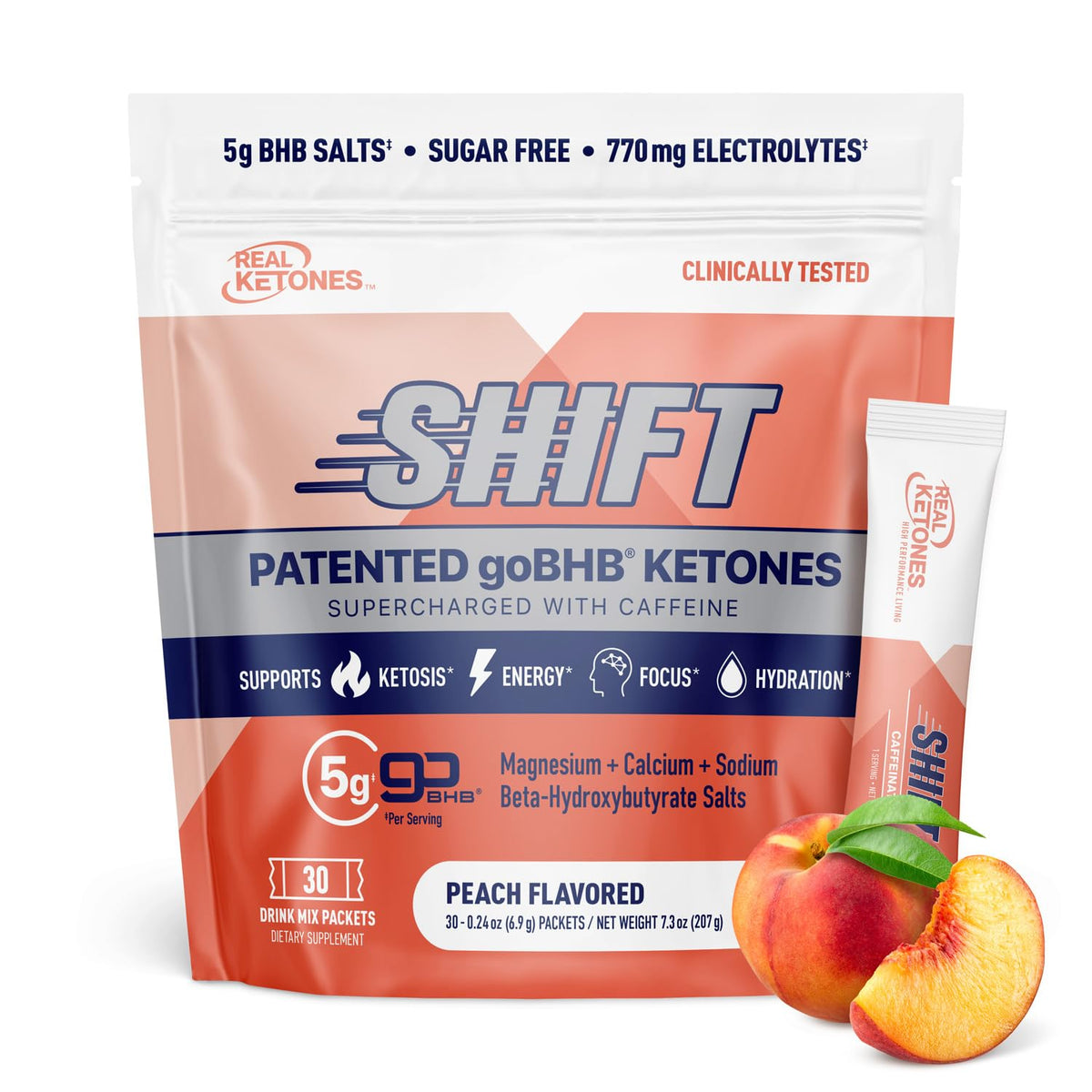 Real Ketones Shift Exogenous Keto D-BHB + Sugar Free Electrolyte