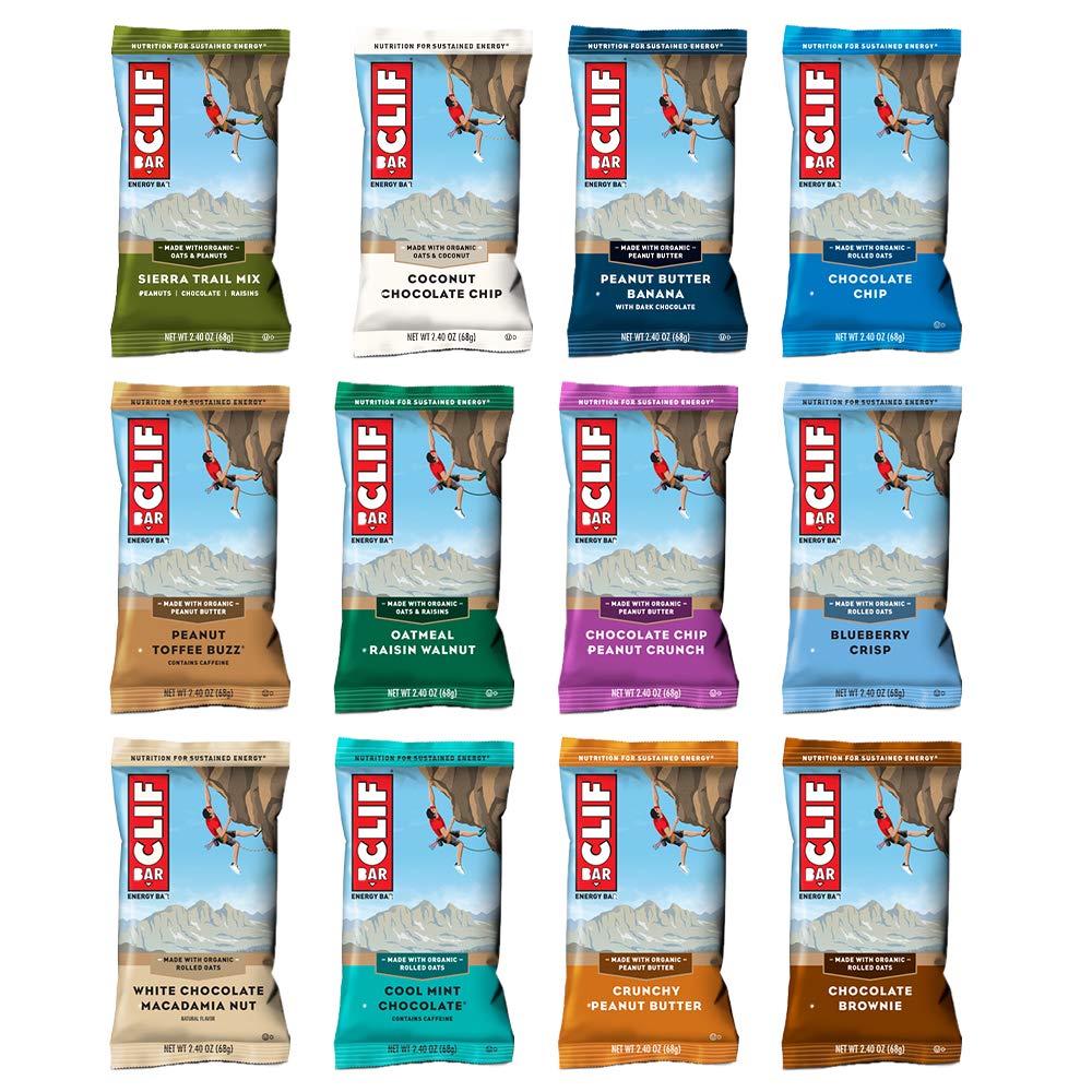 Clif Bar Energy Bars 12 Flavor Variety Pack - 12 Count