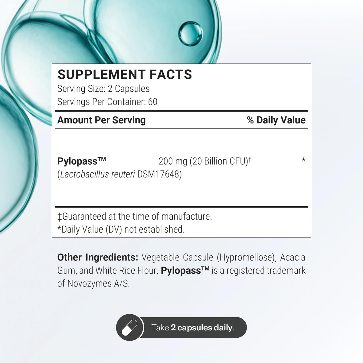 Supersmart H. Pylori Formula Probiotic Lactobacillus Reuteri - image 3