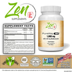Zen Supplements Buffered Vitamin C 1000mg - 180 Tablets - image 2