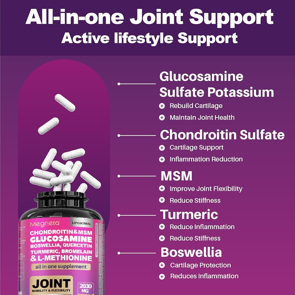 MEGNETA 19-in-1 Joint Support Capsules - 60 Count - image 4