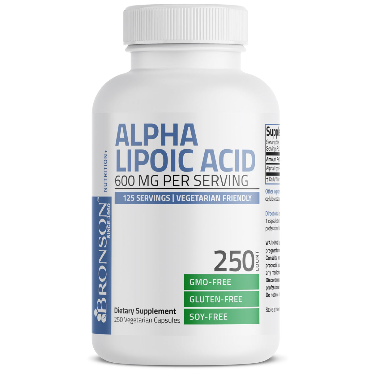 Bronson Alpha Lipoic Acid 600 MG Free Radical Scavenger Supports