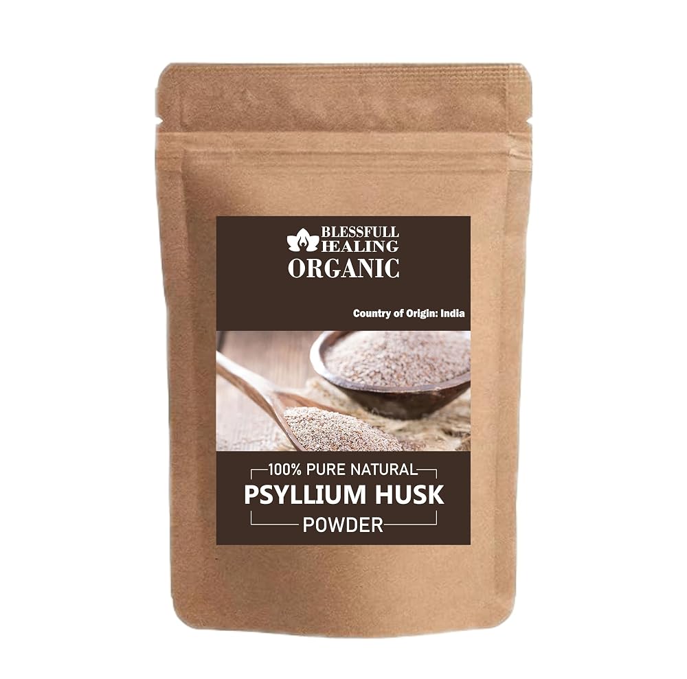 Blessfull Healing Organic Psyllium Husk Powder 100% Pure Natural 200