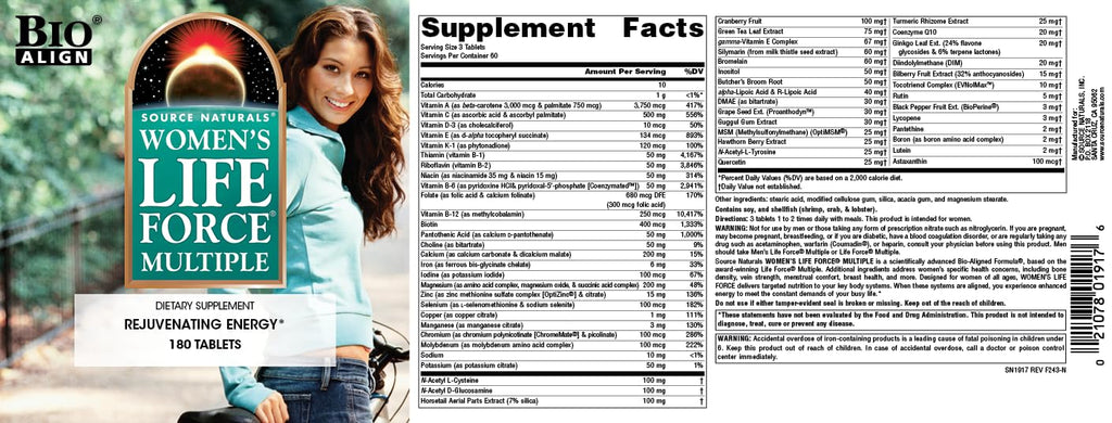 Source Naturals Women's Life Force Multiple