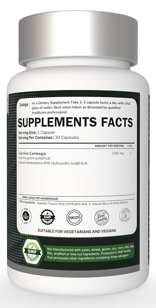 Heroot Garcinia Cambogia 500mg - 60 Capsules - image 2