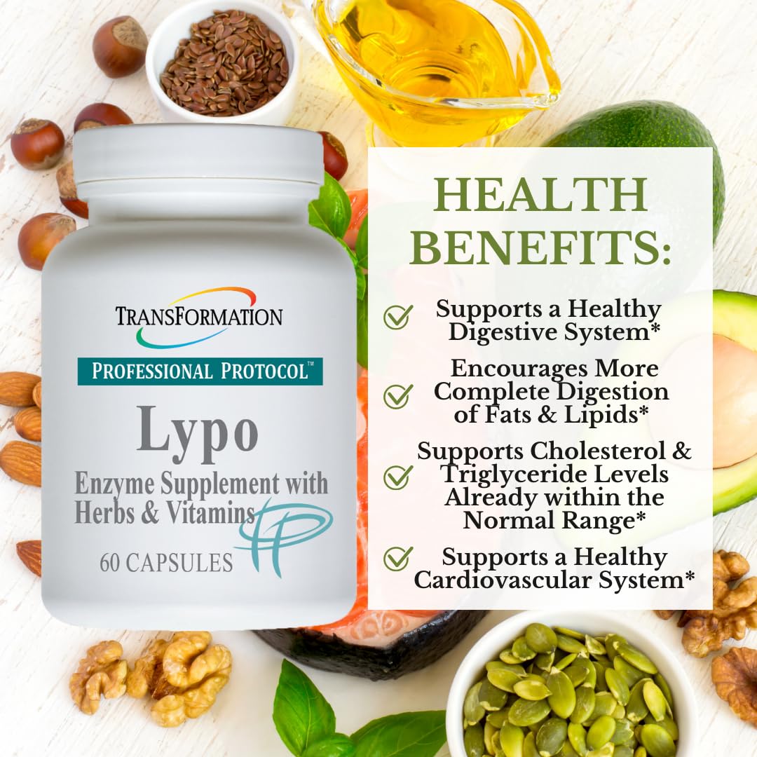 Transformation Enzymes Lypo Enzyme Supplement - 60 Capsules - image 2