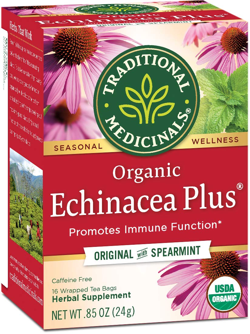 Traditional Medicinals Organic Echinacea Plus Seasonal Tea - 16 Tea Bags