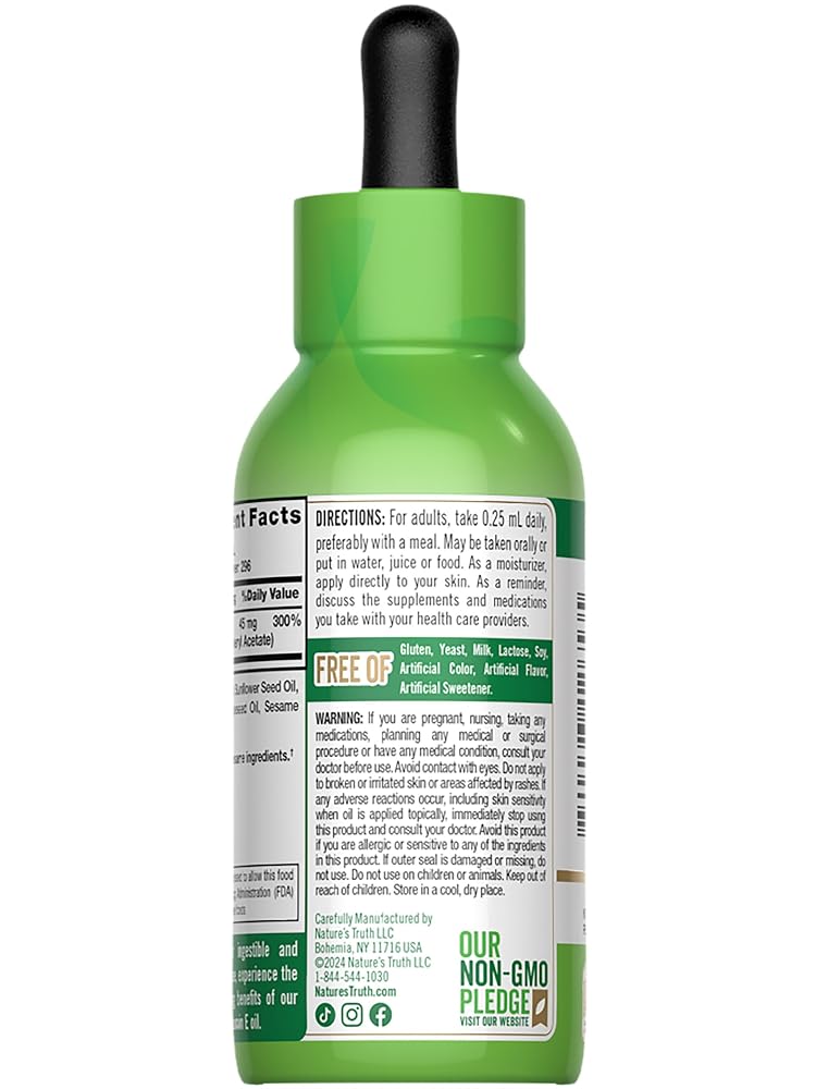 Nature's Truth Vitamin E Oil Supplement 30,000 IU - 2.5 fl oz - image 7