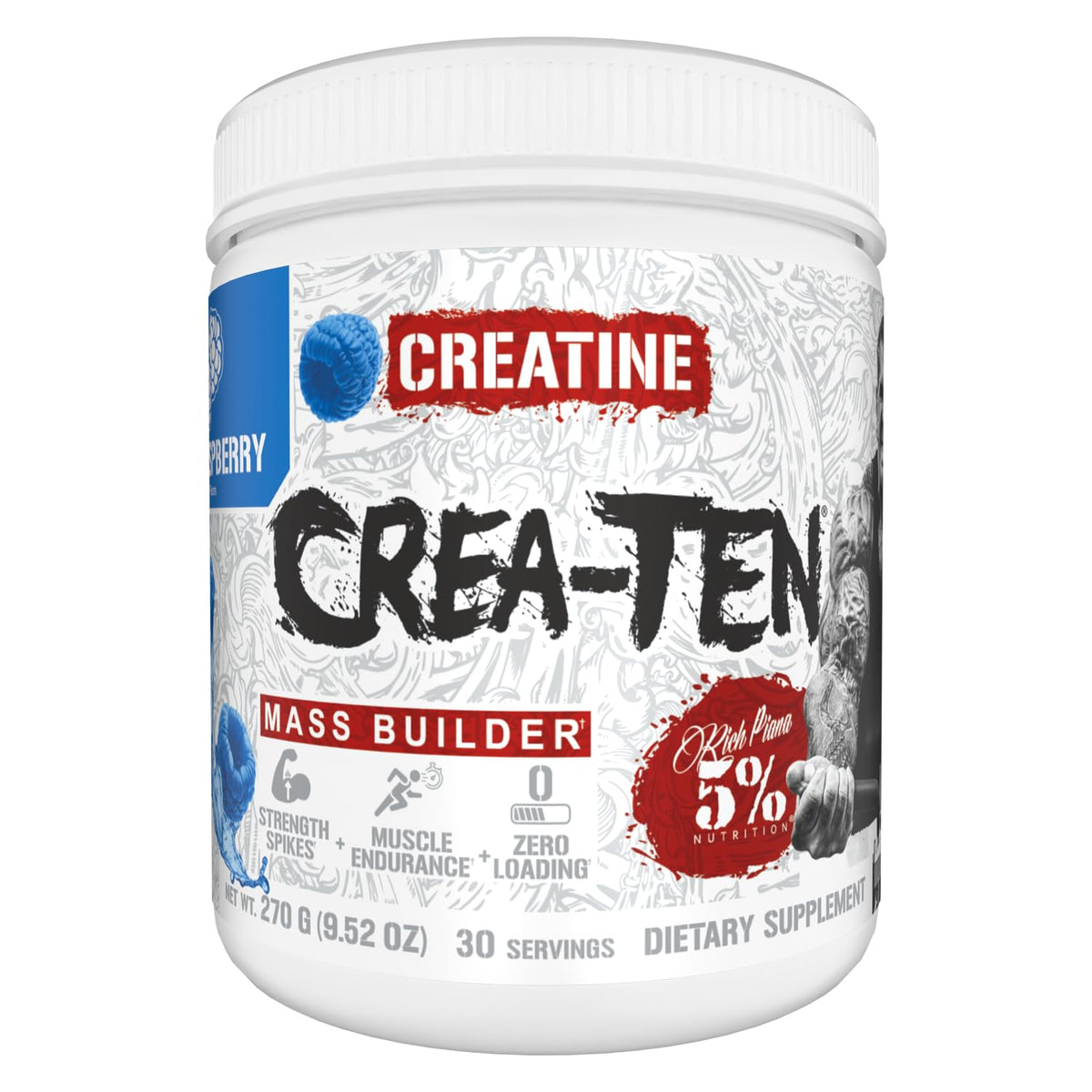 5% Nutrition CreaTEN - Flavored Creatine Powder Blend