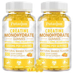 Putaojun Creatine Monohydrate Gummies with D3 & B12 - 120 Count