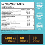 Zeylamum 2400 MG Liposomal Glutathione Softgels