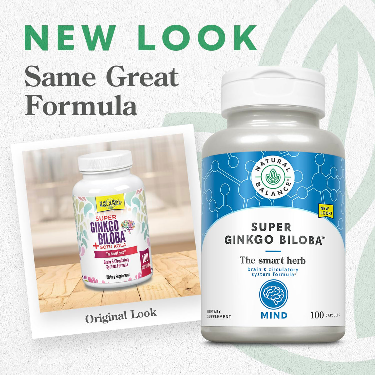 Natural Balance Super Ginkgo Biloba Plus Brain Support - 100 Capsules - image 2