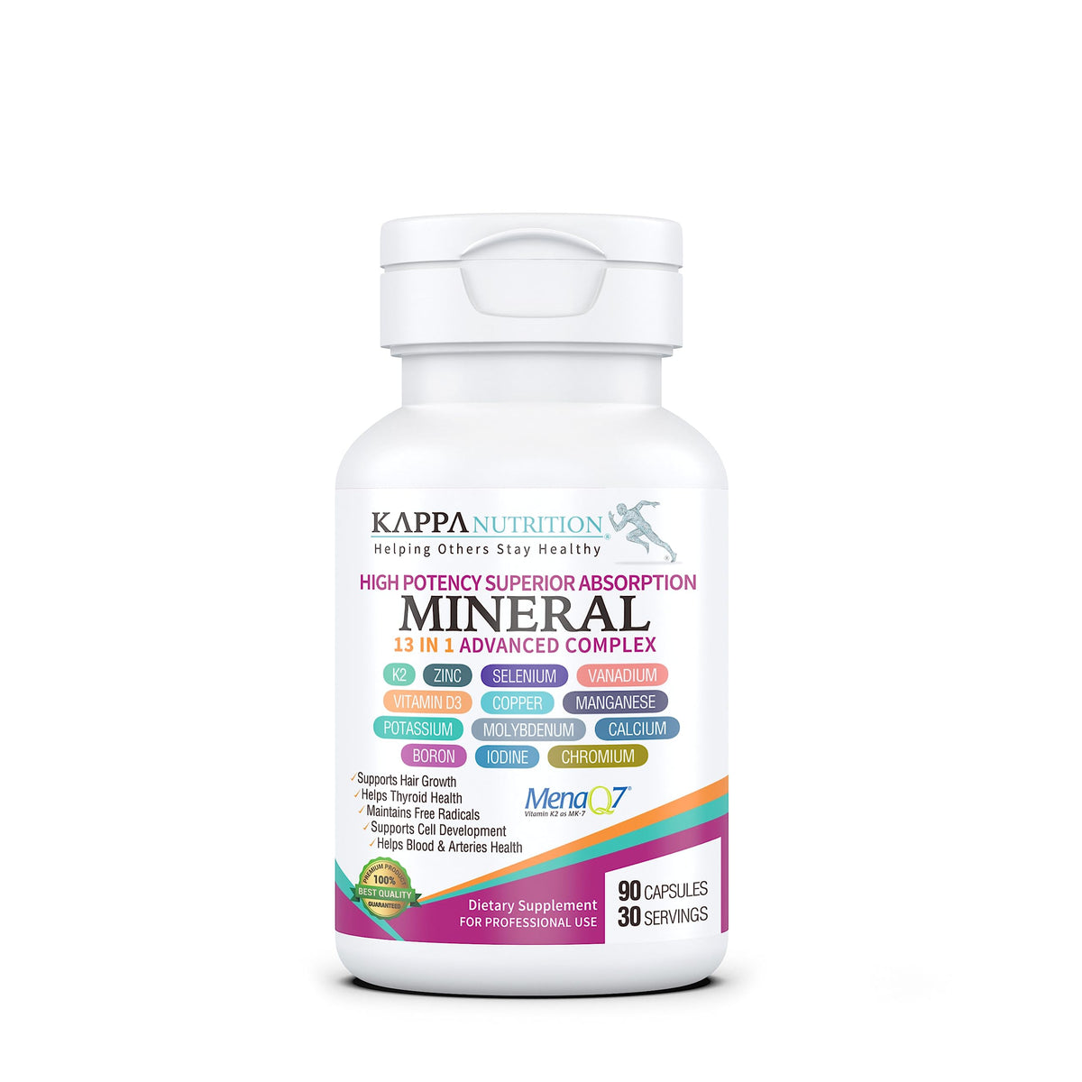 KAPPA NUTRITION Mineral 13 in 1 Complex - 90 Vegan Capsules