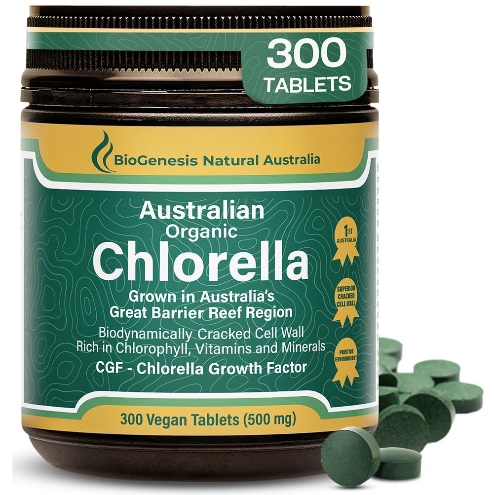 Biogenesis Organic Chlorella Tablets, Mini Tablets & Powder