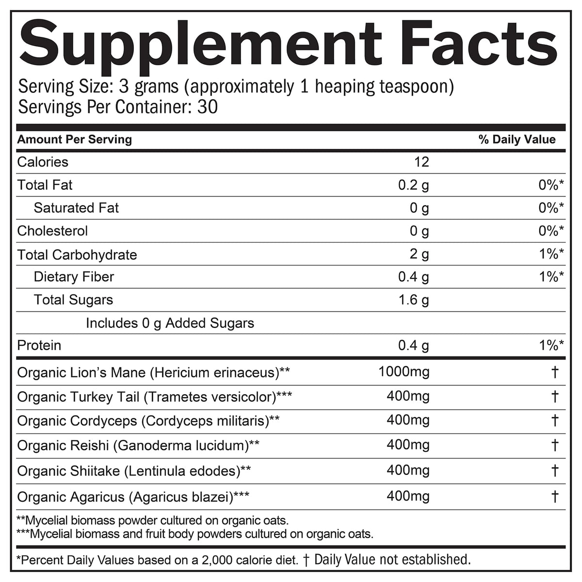 BrainMD Smart Mushrooms Certified Organic Powder - 30 Servings - image 5