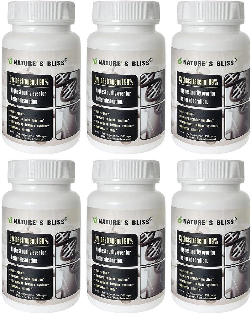 Nature'sbliss Cycloastragenol 99% 5mg - 180 Vegetarian Capsules