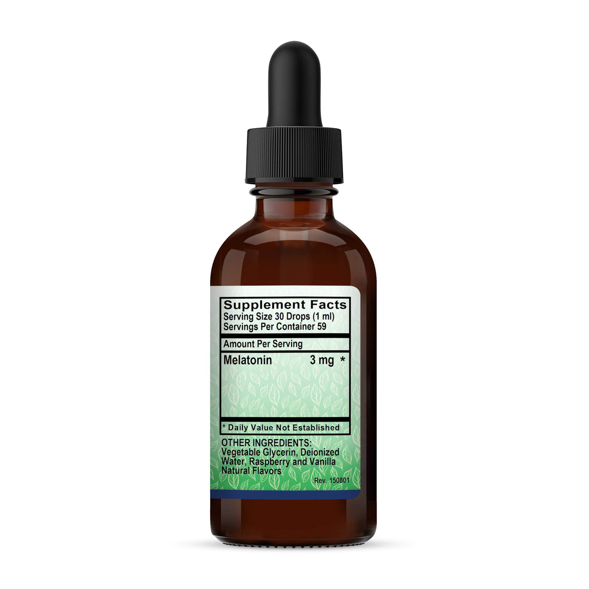 Kovite Melatonin Liquid 3 mg Raspberry Vanilla - 2 fl oz - image 3