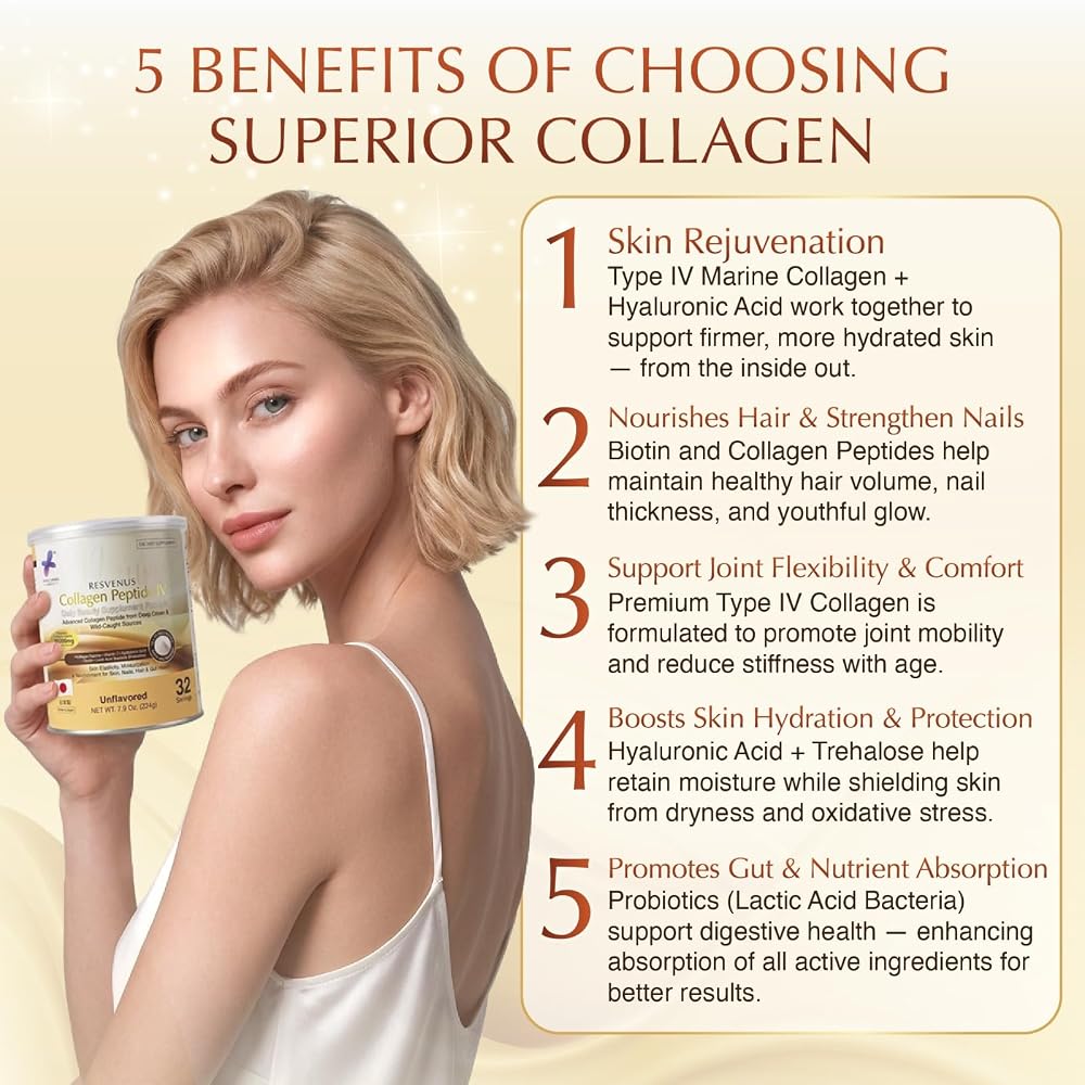 Nano Japan Marine Collagen Peptide IV Plus Powder - 32 Servings - image 4