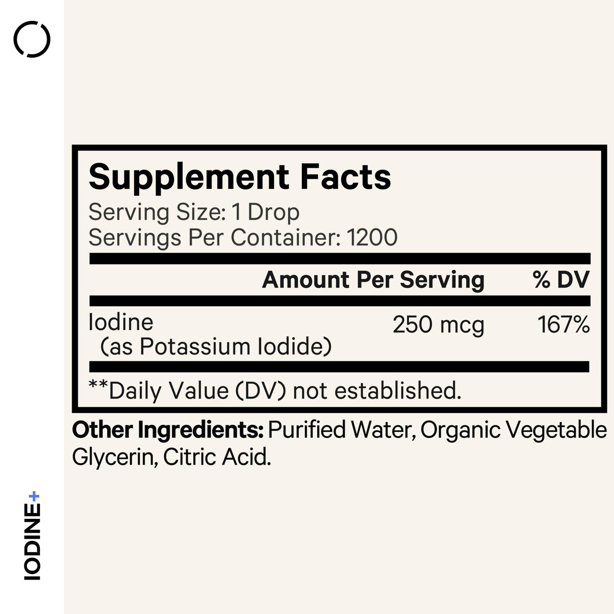 Codeage Liquid Iodine Drops 250 mcg Organic - 2 Fl Oz - image 2
