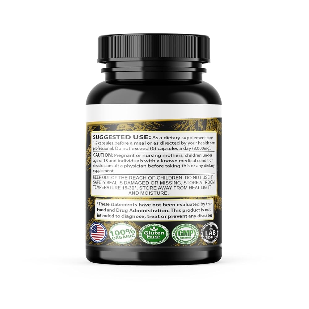 SMSHEALTHPRODUCTS.com Shilajit Pure Himalayan Capsules - 120 Count - image 7