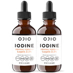 Ojio Lugol's Iodine Solution 2% Liquid Drops - 4 Fl Oz