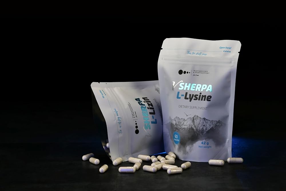 vSherpa L-Lysine 500 mg Amino Acid Supplement - 60 Capsules - image 4