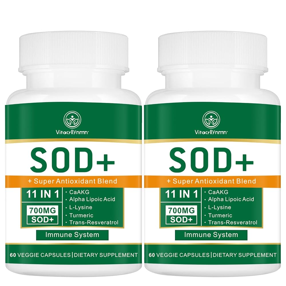 VITACRLLYNMN Superoxide Dismutase 700MG Antioxidant - 120 Capsules