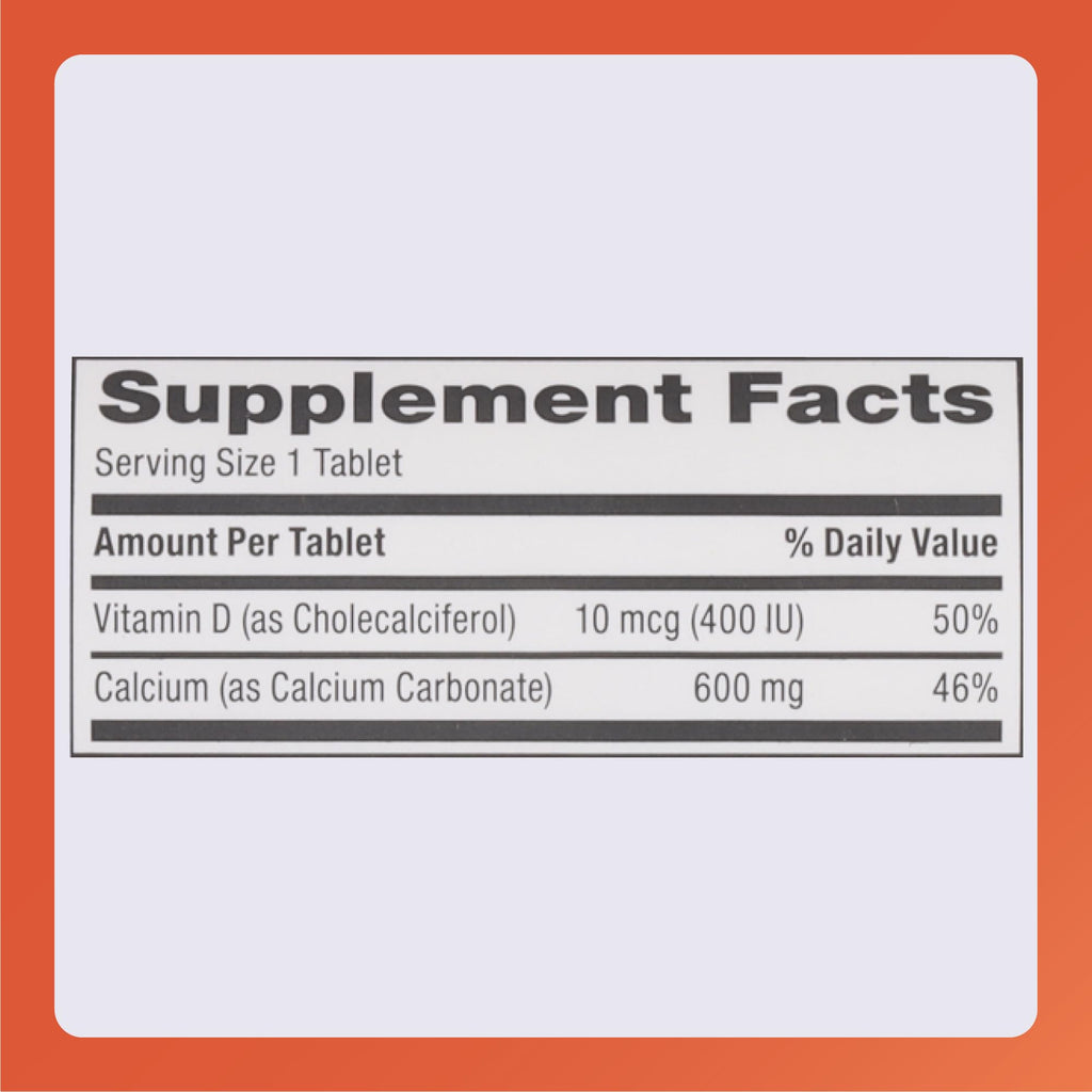 Rugby Calcium 600mg Tablets with Vitamin D3 - 60 Tablets - image 4