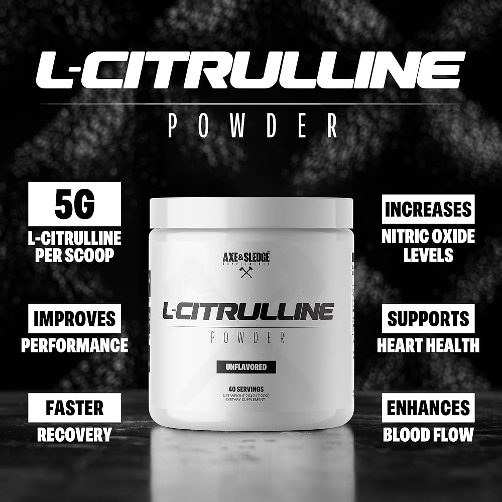 Axe & Sledge Basics Citrulline L-Citrulline Powder - 40 Servings - image 3