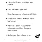 Active Stacks Beef Protein Powder Chocolate - 28 Servings - image 4