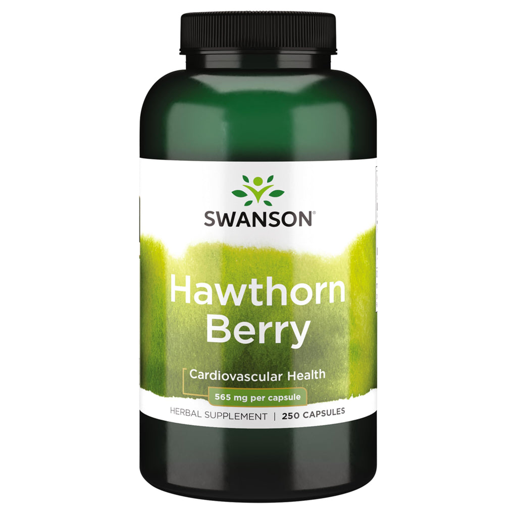 Swanson Hawthorn Berry Supplement for Circulation Support - 250 Capsules
