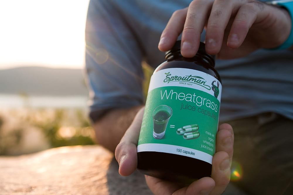 Sproutman Organic Wheatgrass Juice Powder - 150 Vegetarian Capsules - image 5