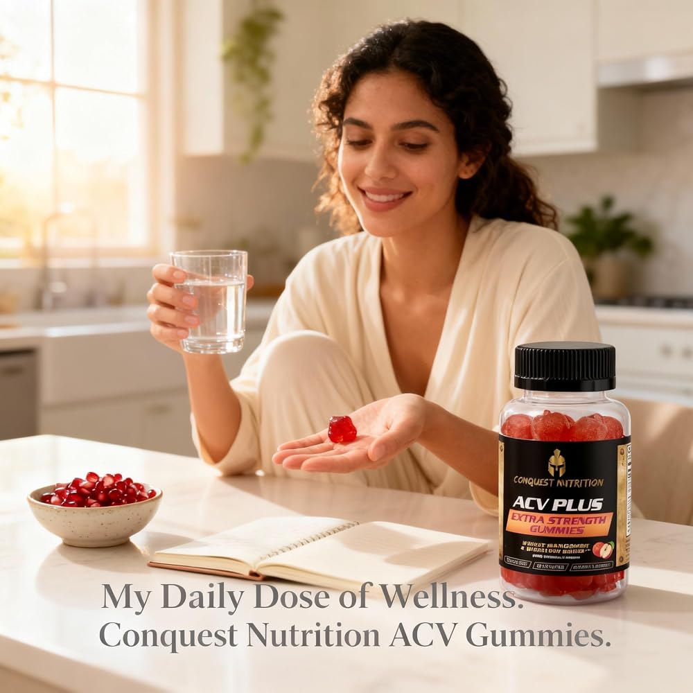 Conquest Nutrition ACV Plus 1000mg Apple Cider Vinegar Gummies - 60 Count - image 8