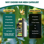 Tenmido Neem Leaf 8-in-1 Supplement Immune Health Support - 150 Capsules - image 4