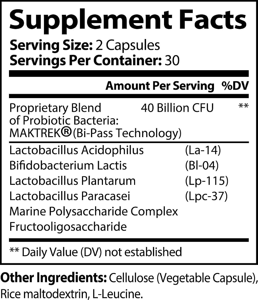 Minimo Nutrition Probiotic 40 Billion with Prebiotics - 60 Capsules - image 9