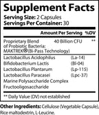 Minimo Nutrition Probiotic 40 Billion with Prebiotics - 60 Capsules - image 9