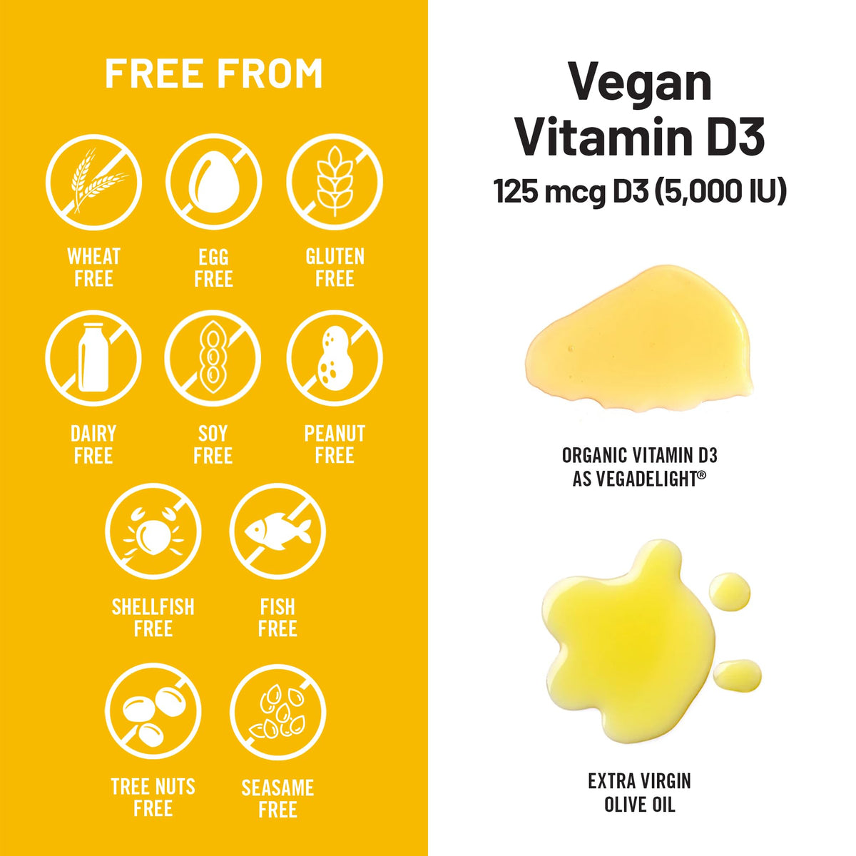 NatureWise Vegan Vitamin D3 5000 IU from Lichen - 60 Softgels - image 5