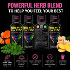 WTF Where's The Fun Pre Alcohol Shot Herbal Blend - 2 fl oz (4 Pack) - image 4