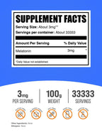 BulkSupplements.com Melatonin Powder