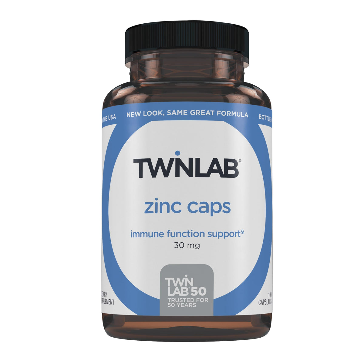Twinlab Zinc Caps Immune Support - 100 Capsules