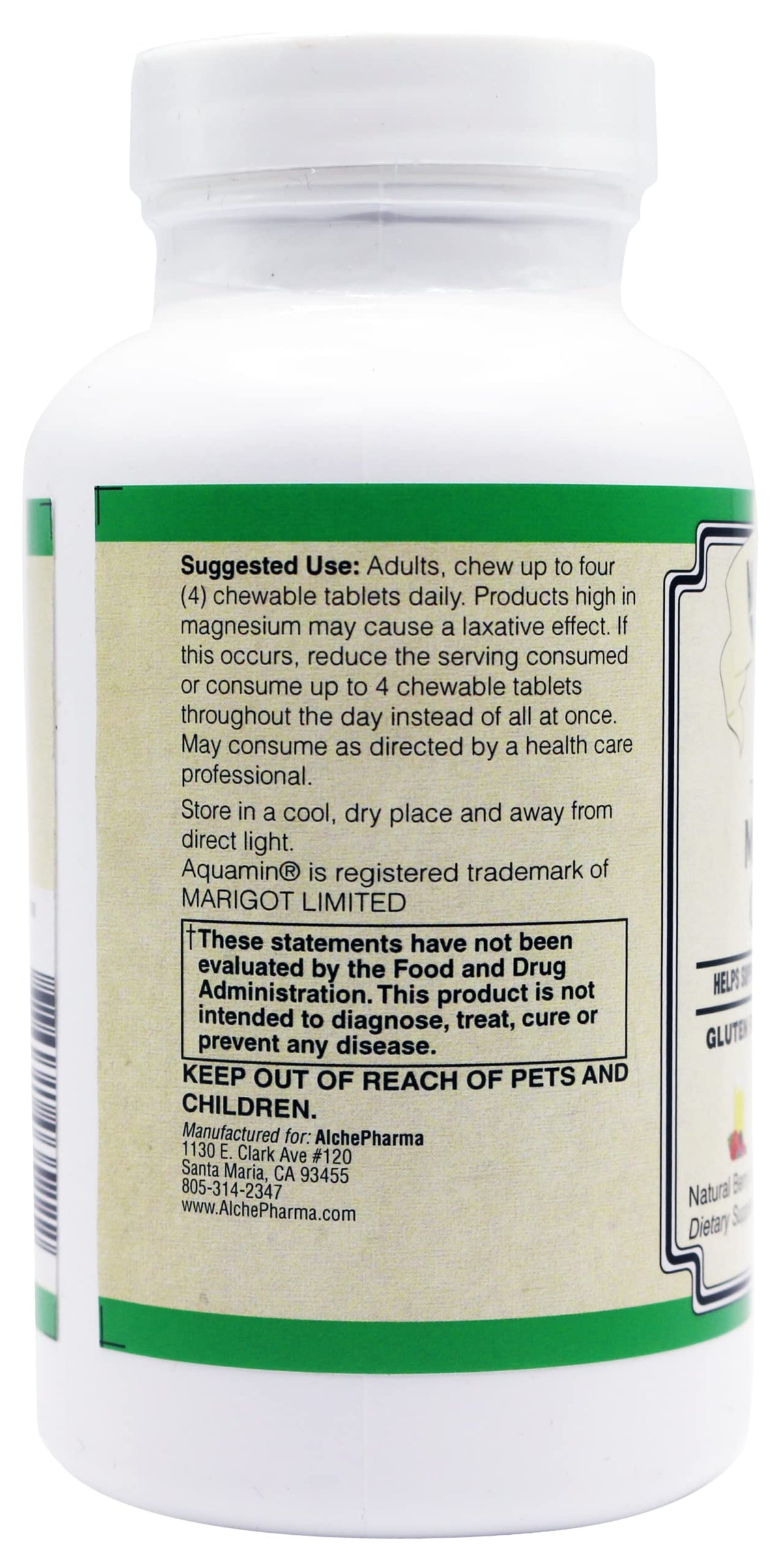 AlchePharma Triple Source Magnesium Chewables - 120 Tablets - image 3