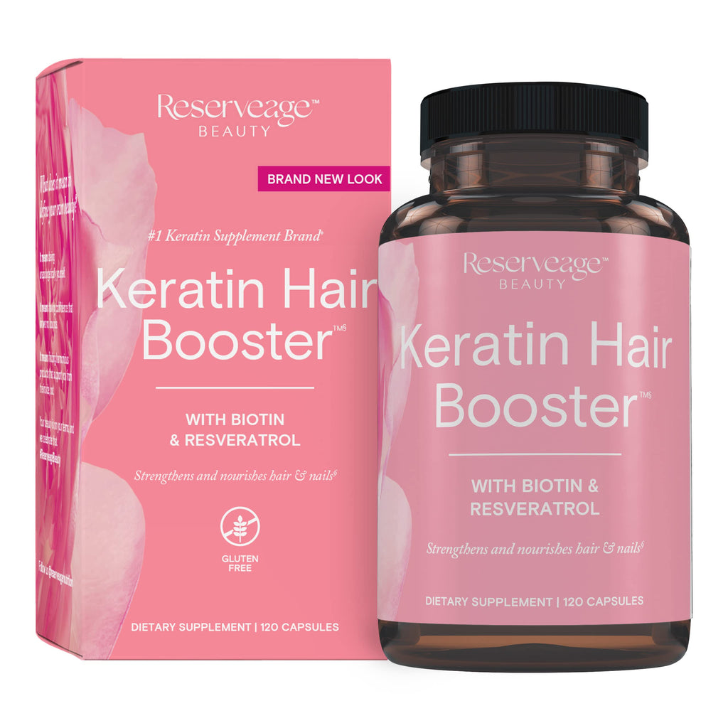 Reserveage Beauty Keratin Hair Booster - 120 Capsules