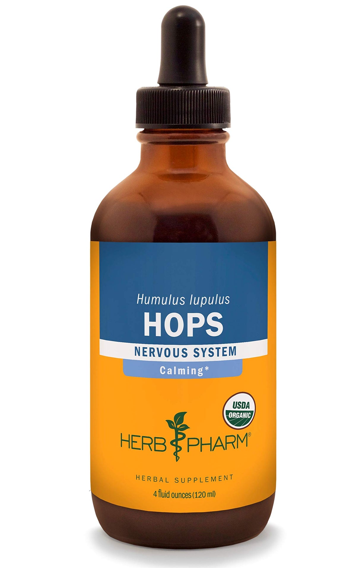 Herb Pharm Hops Liquid Extract for Nervous System Support - 4 Fl Oz