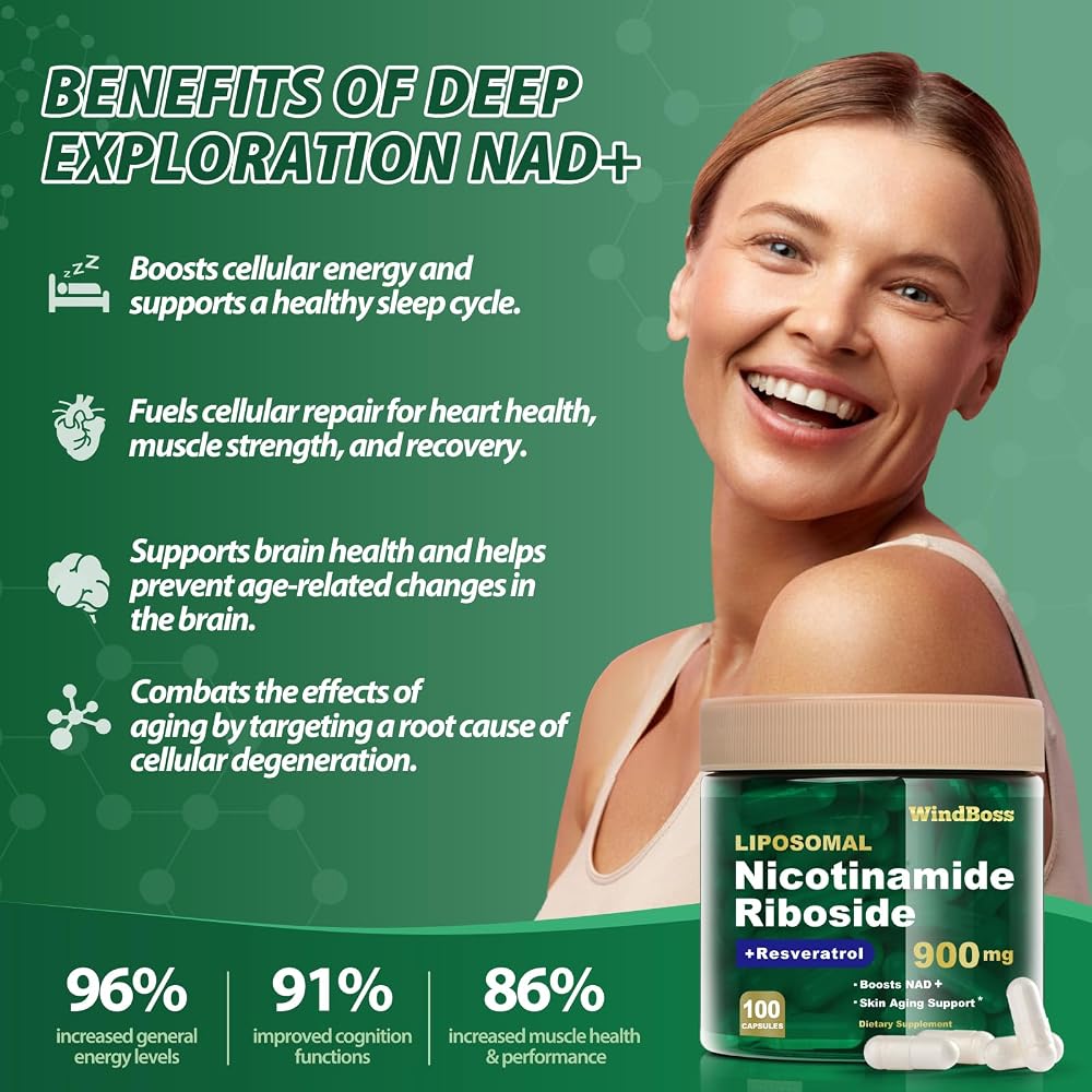 Windboss NAD Supplement with Nicotinamide Riboside