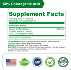LOVITA Green Coffee Bean Extract 50% Chlorogenic Acid - 180 Vegan Capsules - image 6