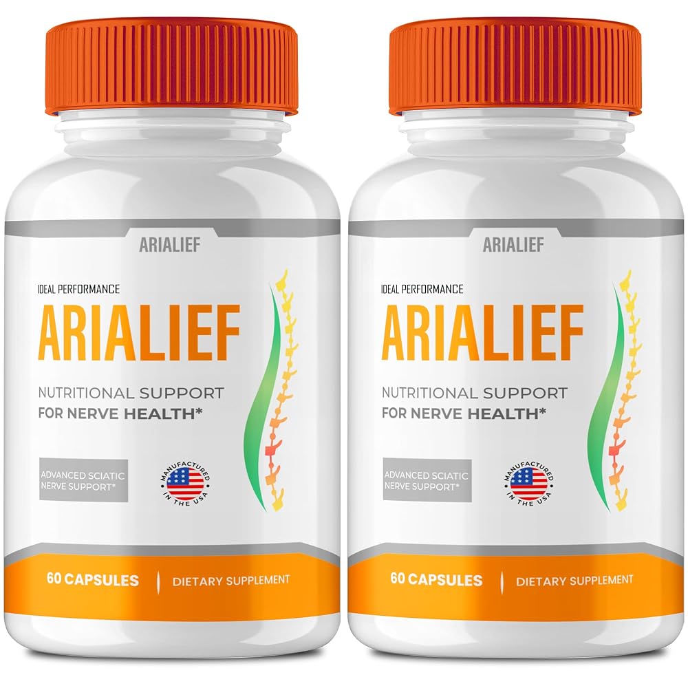 IDEAL PERFORMANCE Arialief Brain Supplements Memory and Focus - 120 Capsules