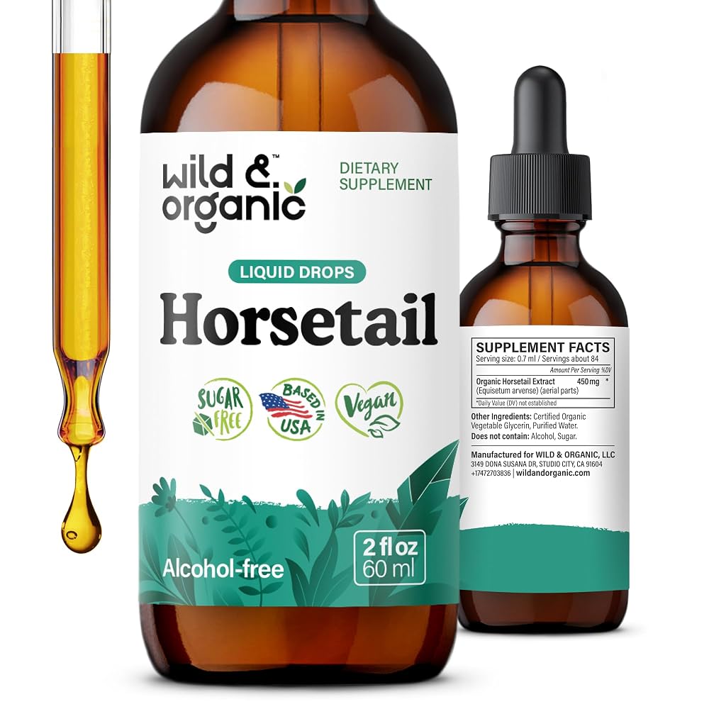 Wild & Organic Horsetail Liquid Drops