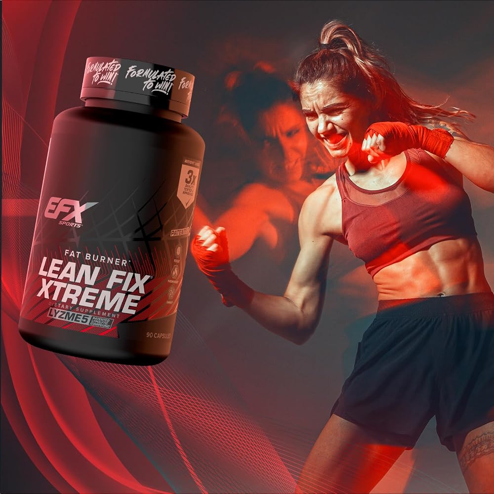 EFX Sports Lean Fix Xtreme Fat Burning Formula - 90 Capsules - image 7